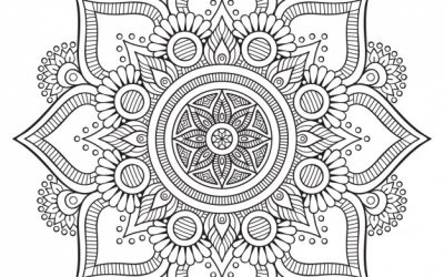 Dibujando mándales, dibujando sonrisas sanas